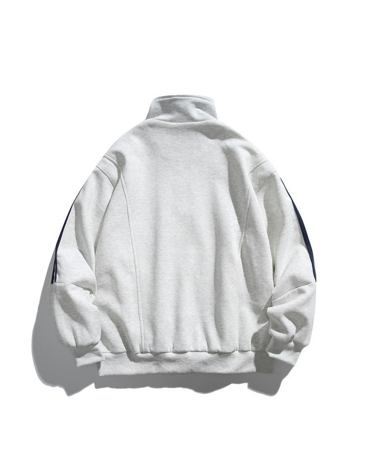 The Marcellus Relaxed Zip Cardigan Jacket