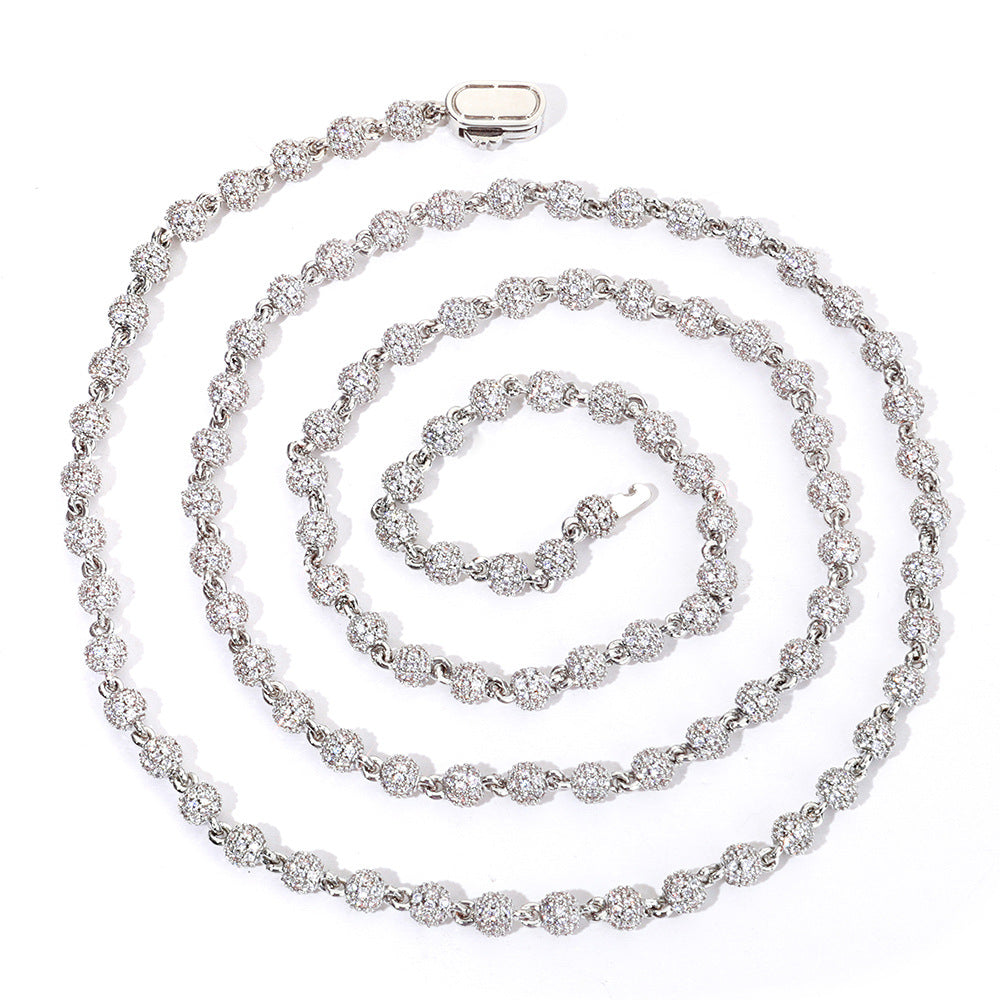 Icon Pavé Tennis Chain Necklace