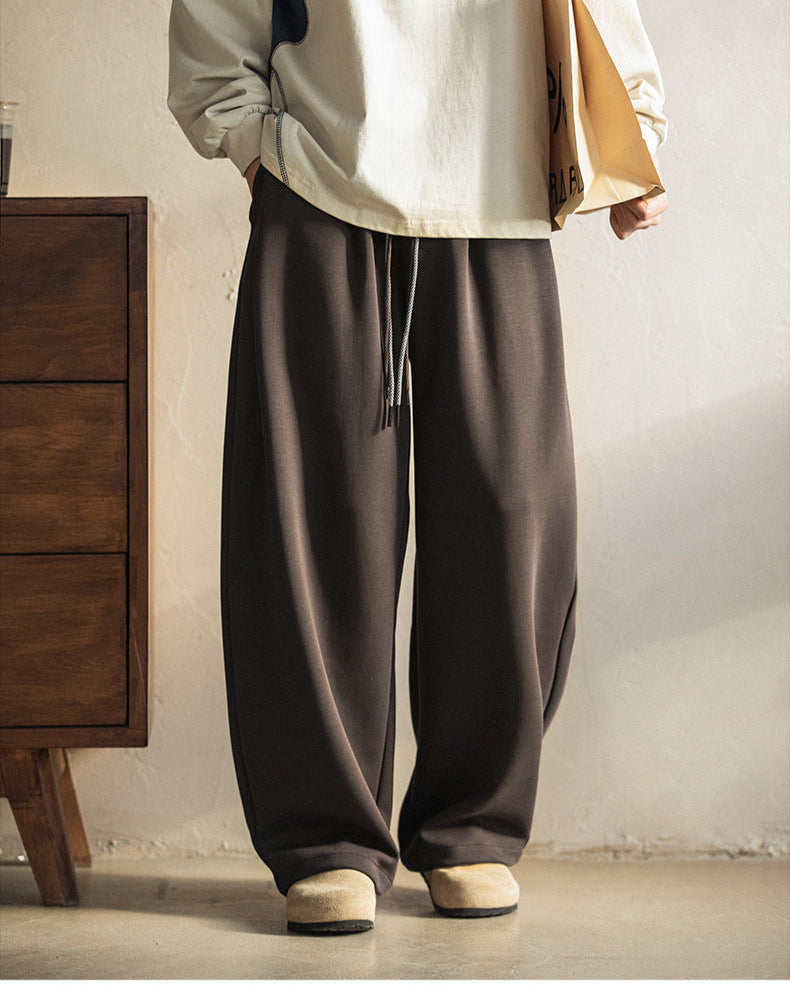 7,0 Relaxed Wide-Leg Drawstring Trousers