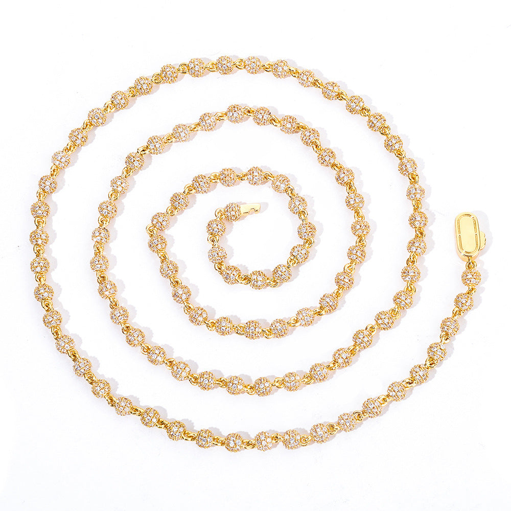 Icon Pavé Tennis Chain Necklace