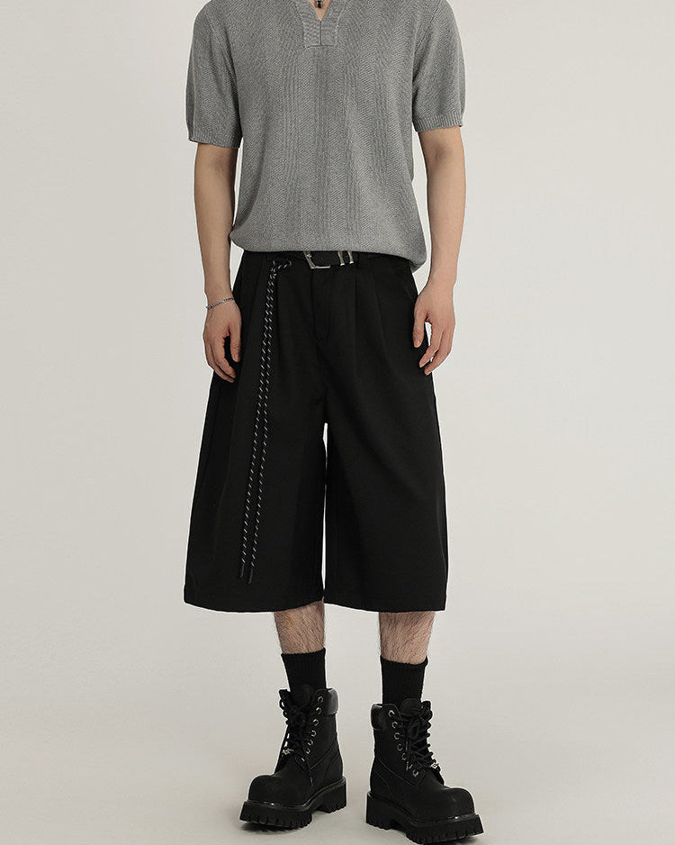 Straight-leg Cropped Pants