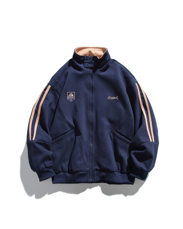 The Marcellus Relaxed Zip Cardigan Jacket