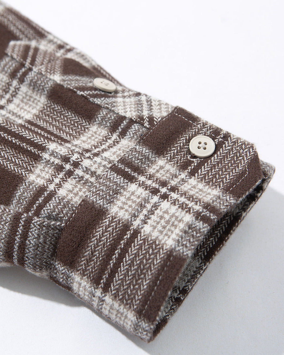 The Baywood Long Sleeve Loose Plaid Shirt