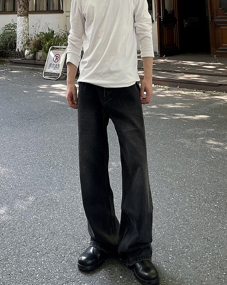 Essential Wide-Leg Denim Jeans