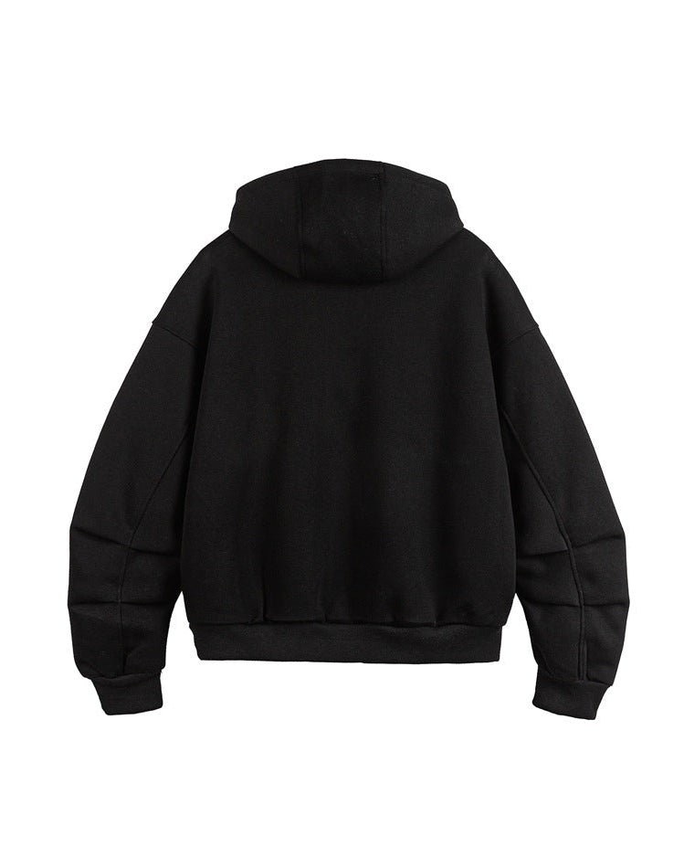 The Bluebird Plaid Patchwork Hooded Jacket