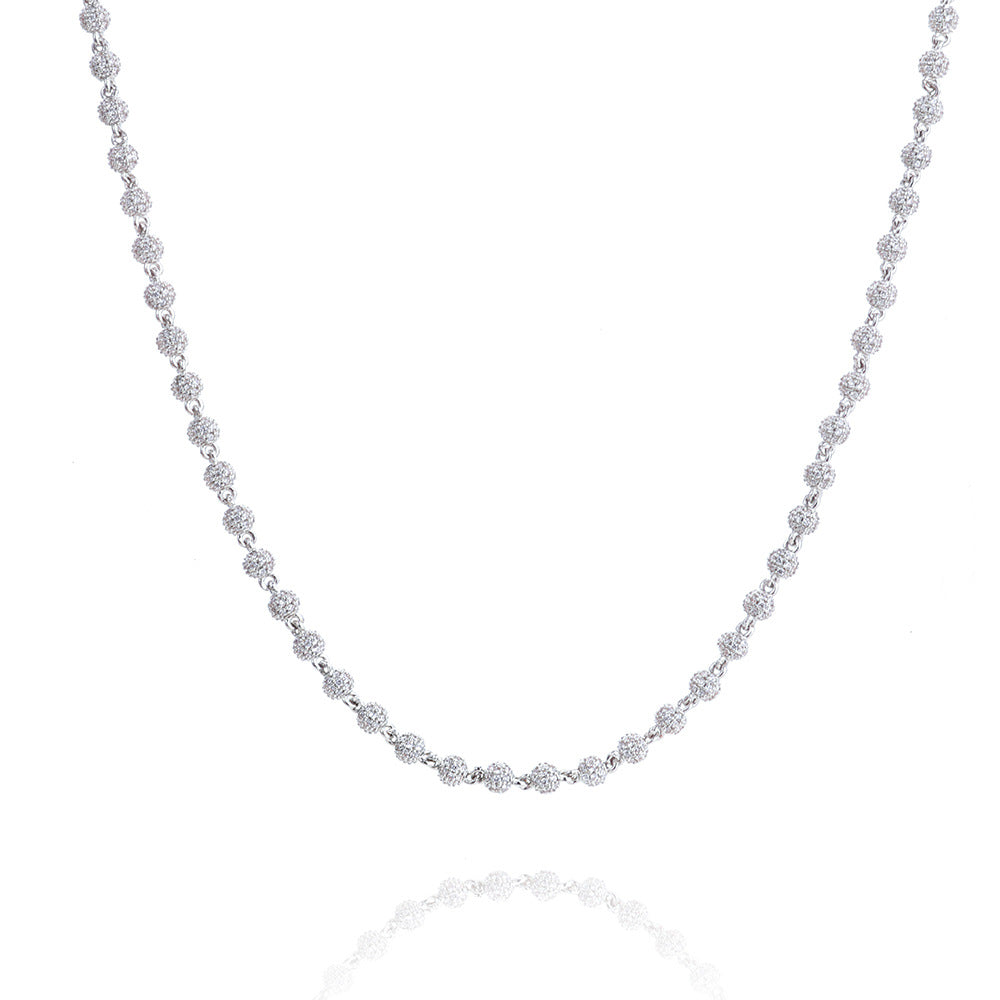 Icon Pavé Tennis Chain Necklace