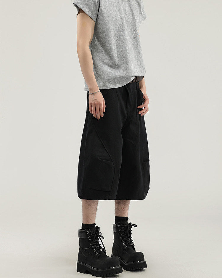 Clean Cut Cotton Cropped Pants