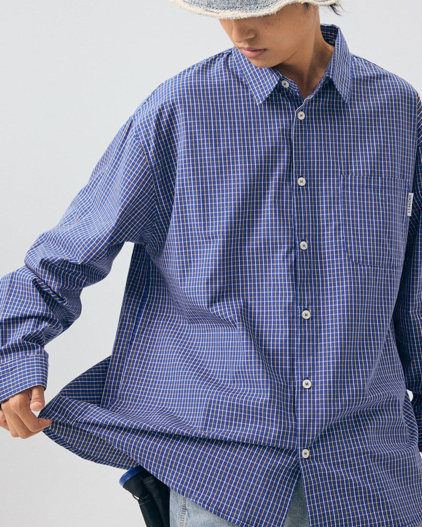 The Leland Striped Plaid Polo Shirt