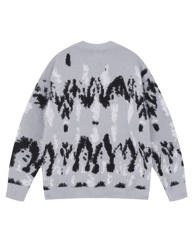 The Overland Textured Crew Neck Knit Pullover Sweater