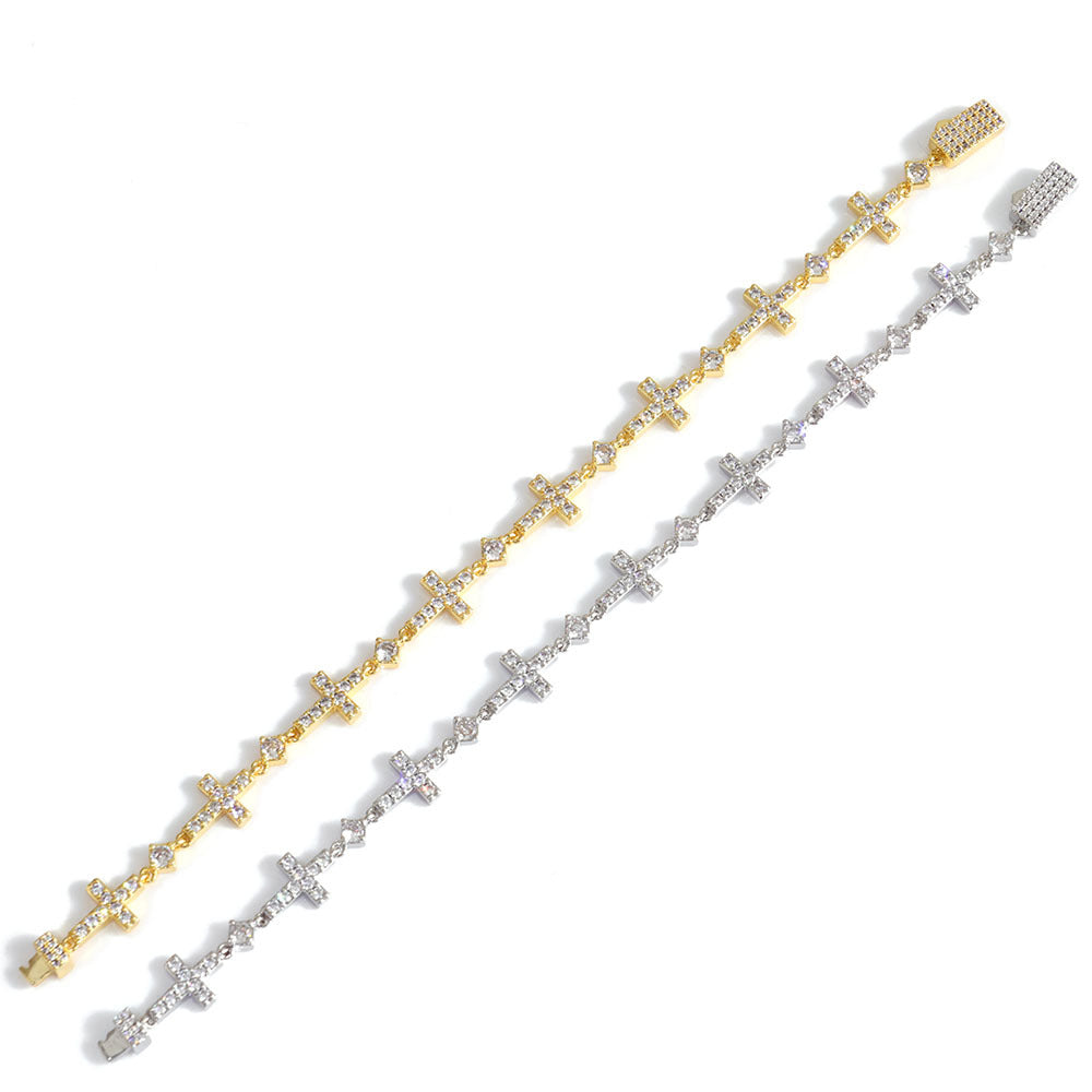 Sanctum Cross Diamond Bracelet