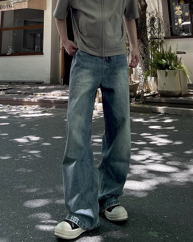 Light Wash Cleanfit Denim Jeans