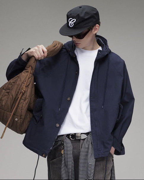 The Emberstone Versatile Loose Hooded Jacket