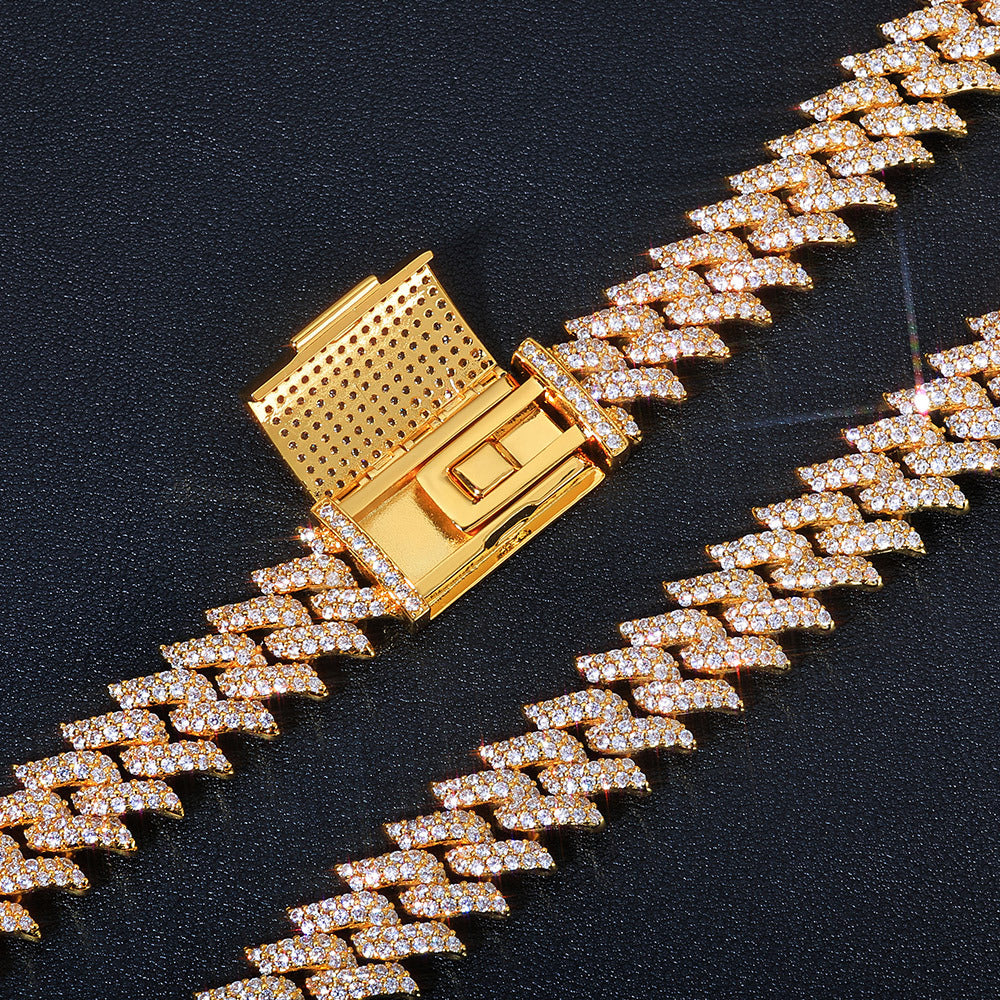 Imperial Pavé Chevron Link Bracelet