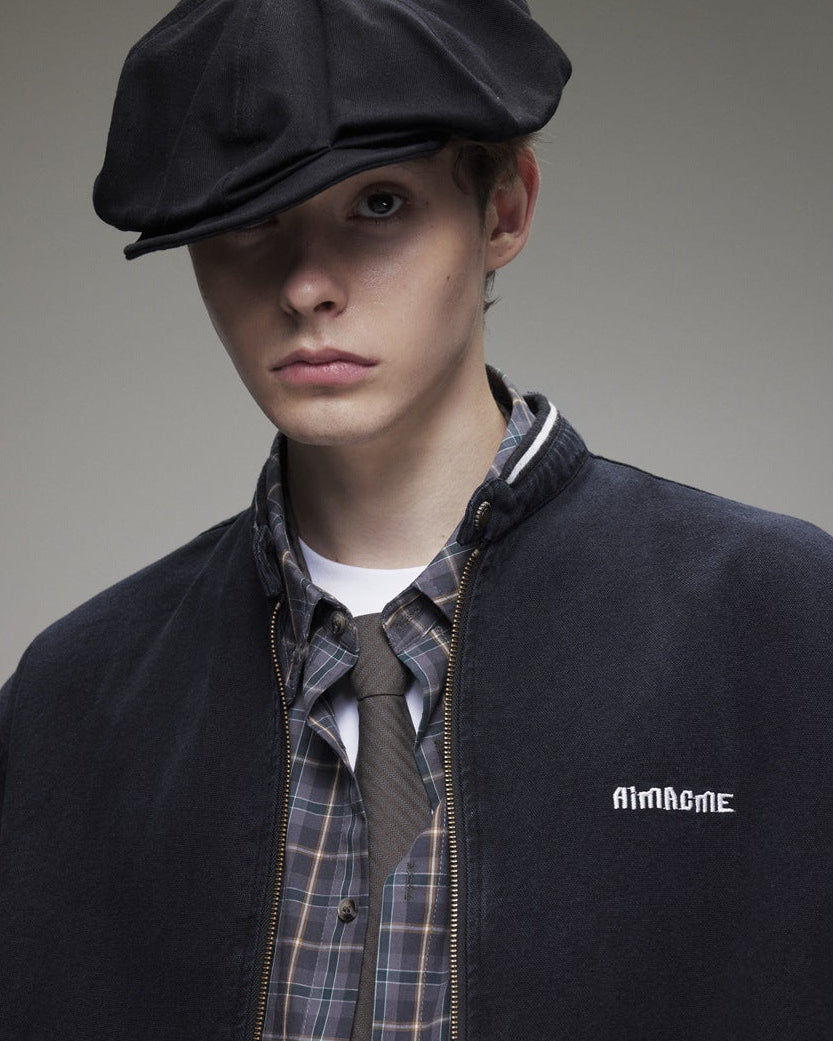 The Skyline Preppy Style Stand Collar Jacket