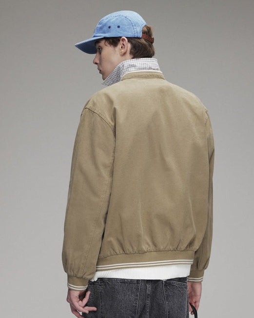 The Skyline Preppy Style Stand Collar Jacket