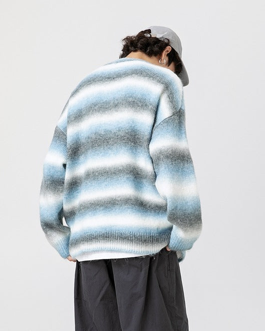 The Archival Striped Draped Sweater