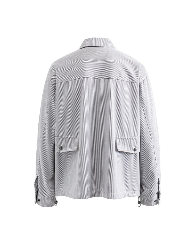 The Oakland Line Striped Cargo Jacket