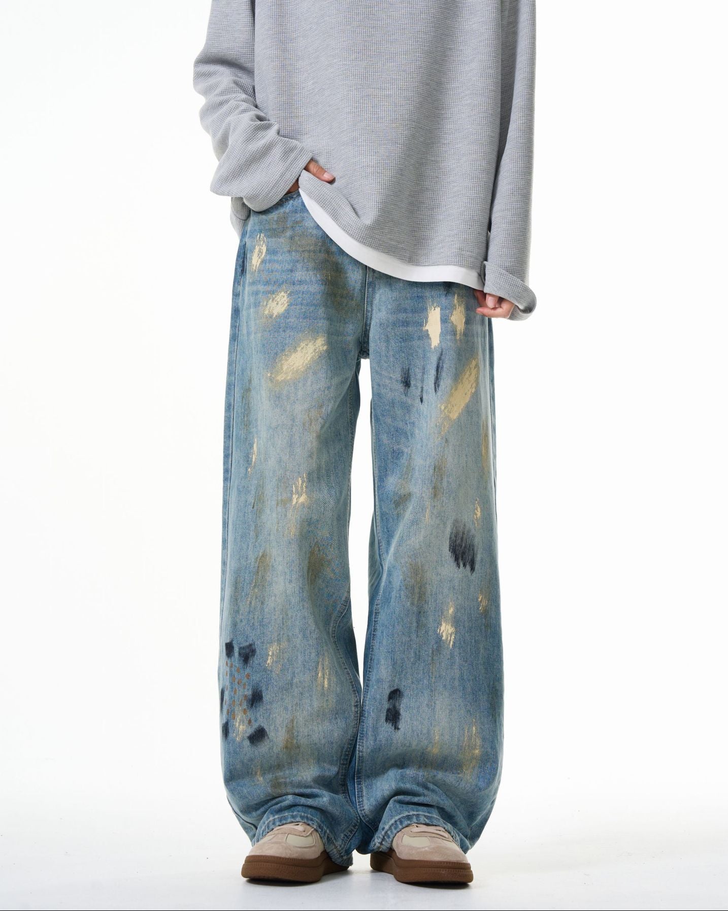 The Mercer Paint Splash Jeans