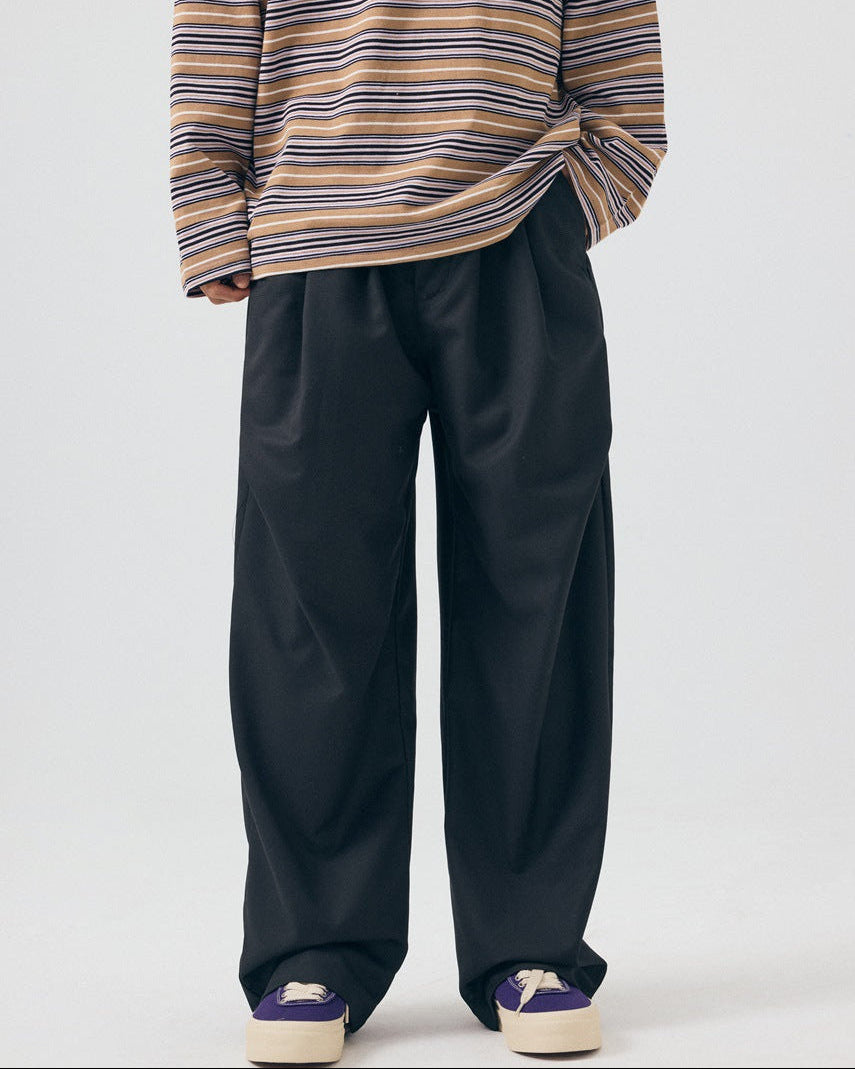 The Lowland Straight Drape Trousers