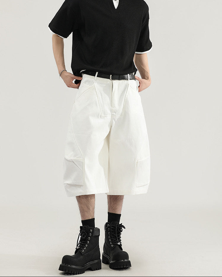 Clean Cut Cotton Cropped Pants