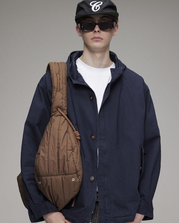 The Emberstone Versatile Loose Hooded Jacket