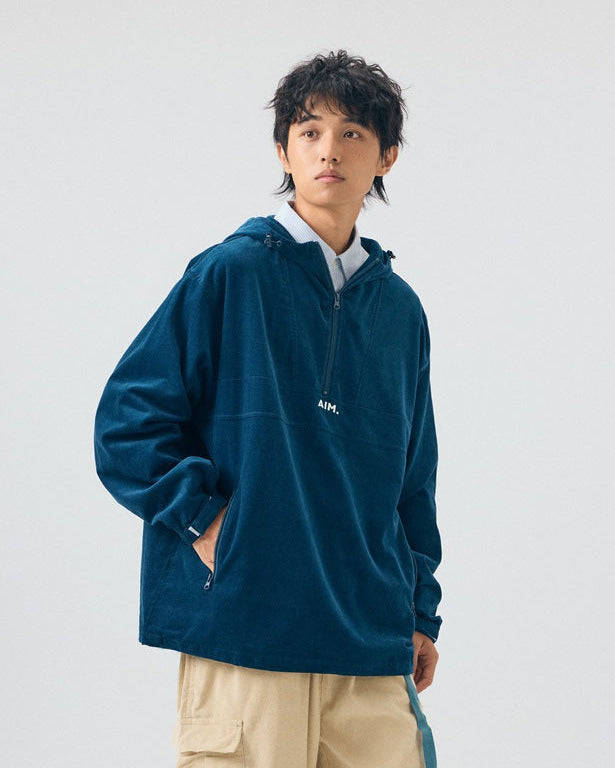 The Ironcrest Vintage Corduroy Pullover Jacket