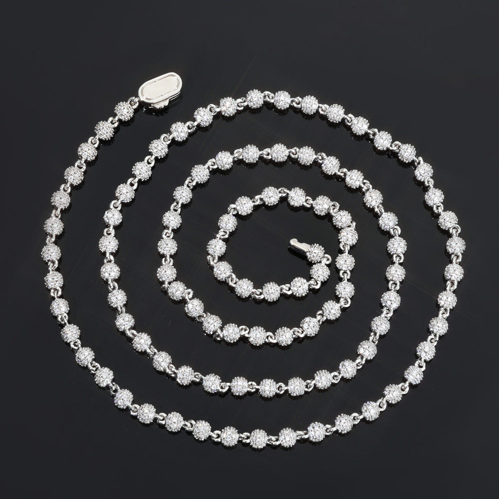 Icon Pavé Tennis Chain Necklace