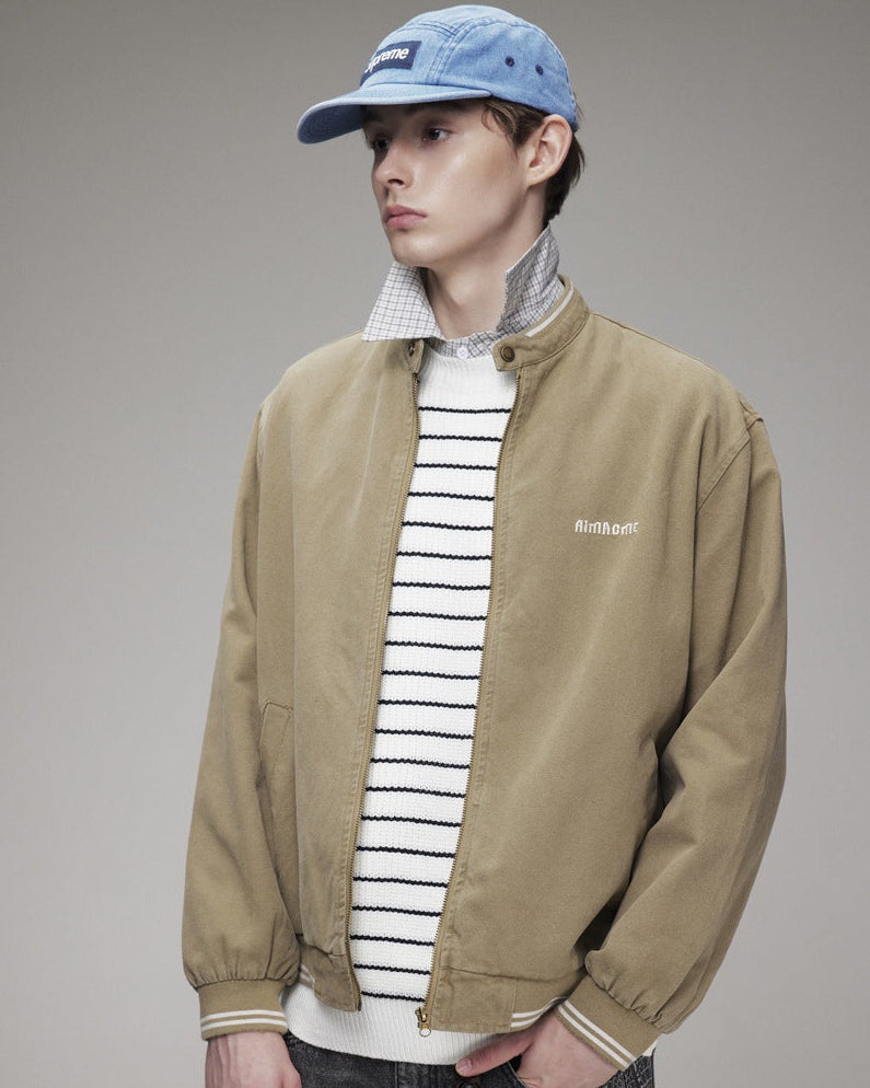 The Skyline Preppy Style Stand Collar Jacket