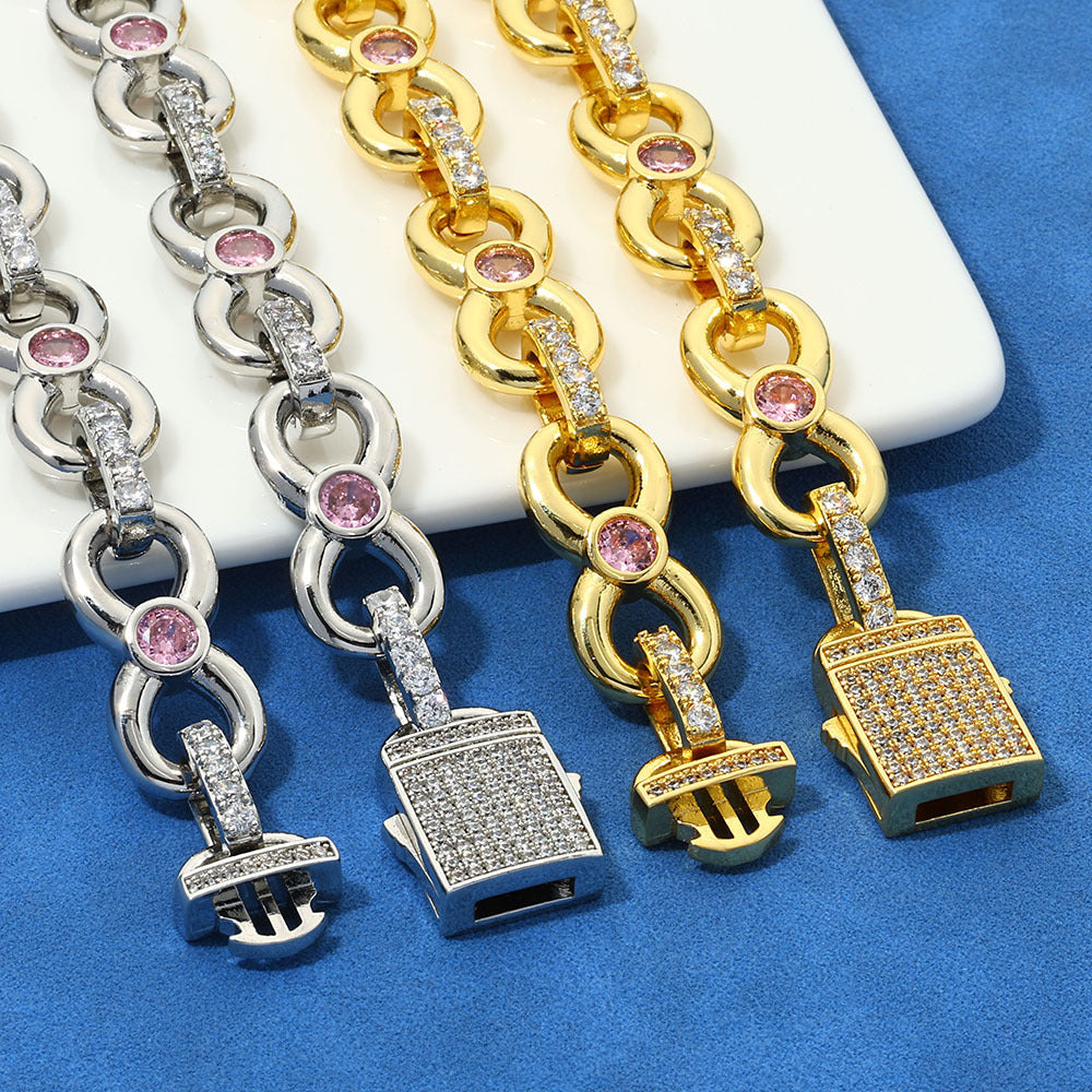 Signature Gemstone Link Bracelet