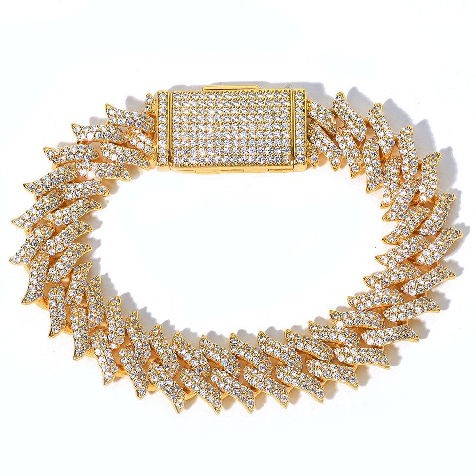 Imperial Pavé Chevron Link Bracelet