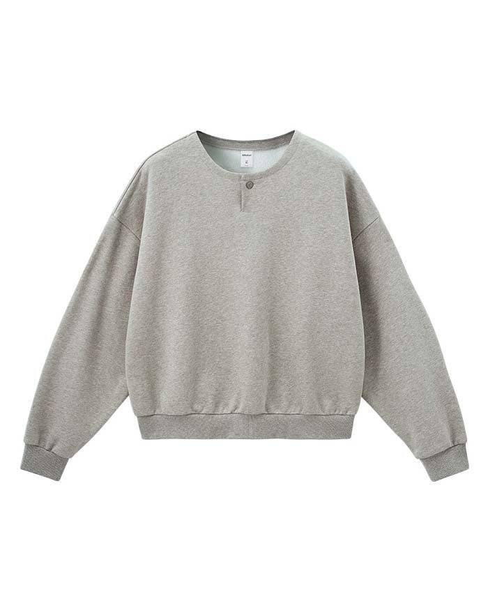 The Contour Henley Fleece Sweater