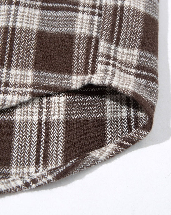 The Baywood Long Sleeve Loose Plaid Shirt