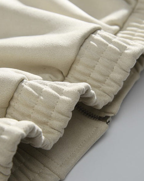 The Brookland Patchwork Lapel Suede Jacket