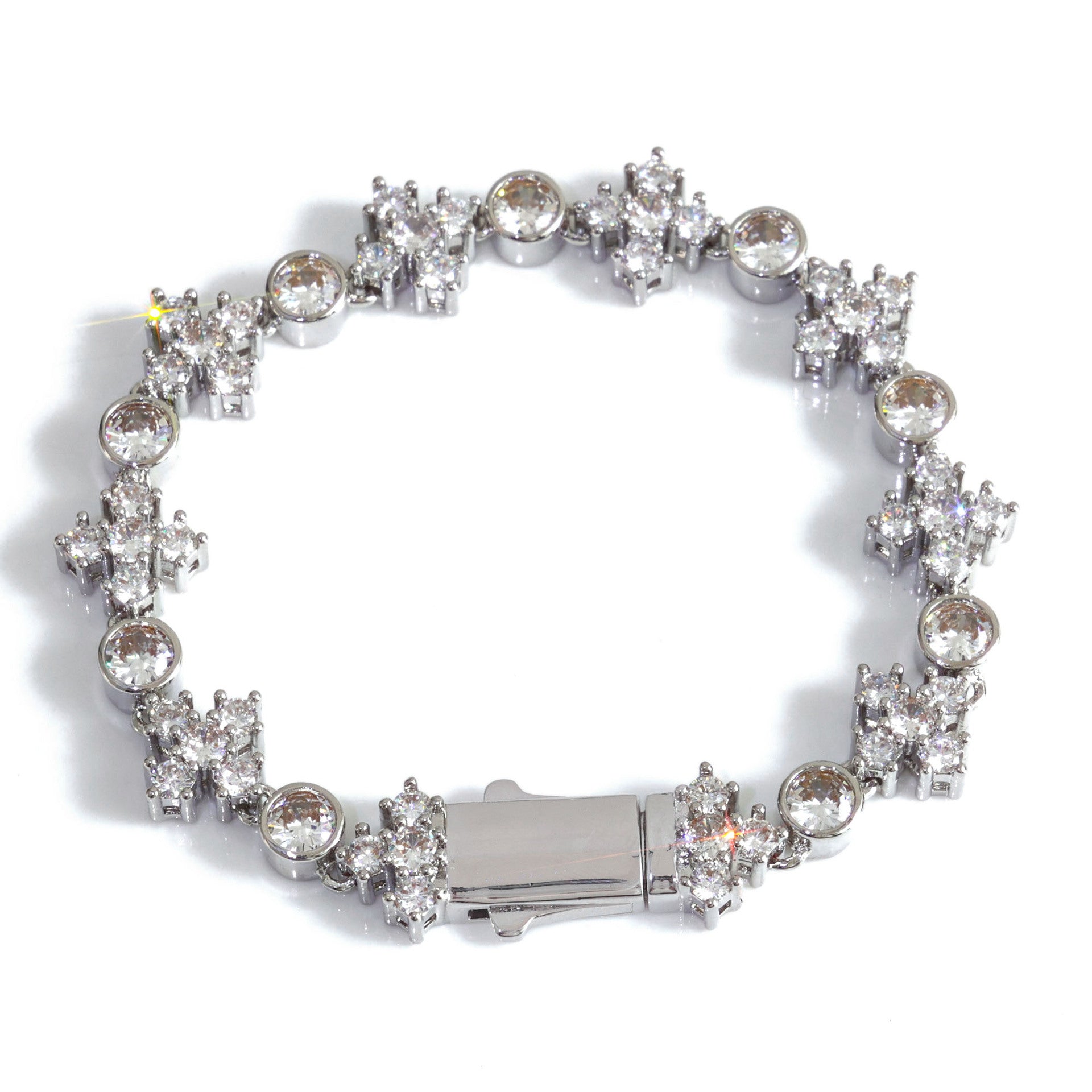 Celestial Cross Diamond Bracelet