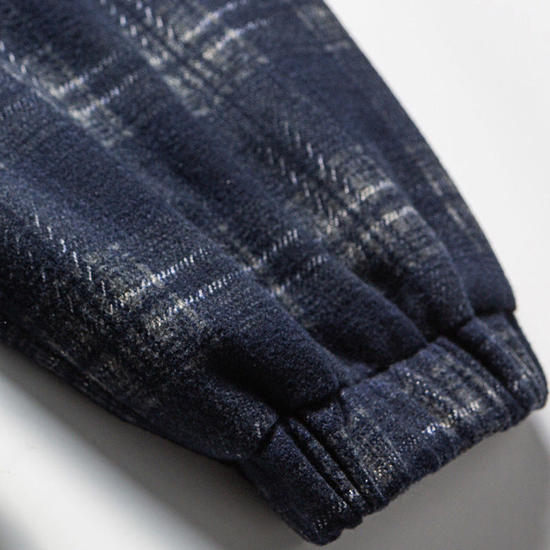 The Harborstone Loose Plaid Woolen Jacket