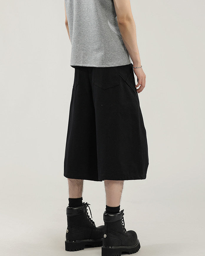Clean Cut Cotton Cropped Pants