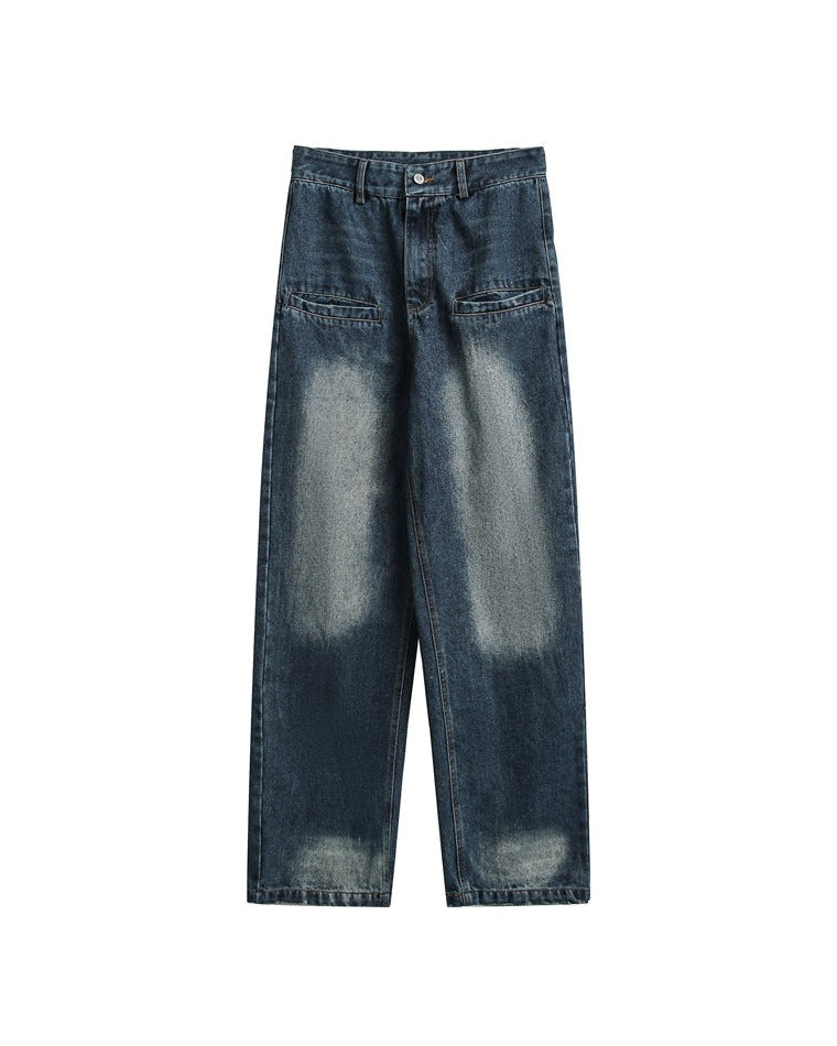 The Ozark Vintage Straight Black Jeans