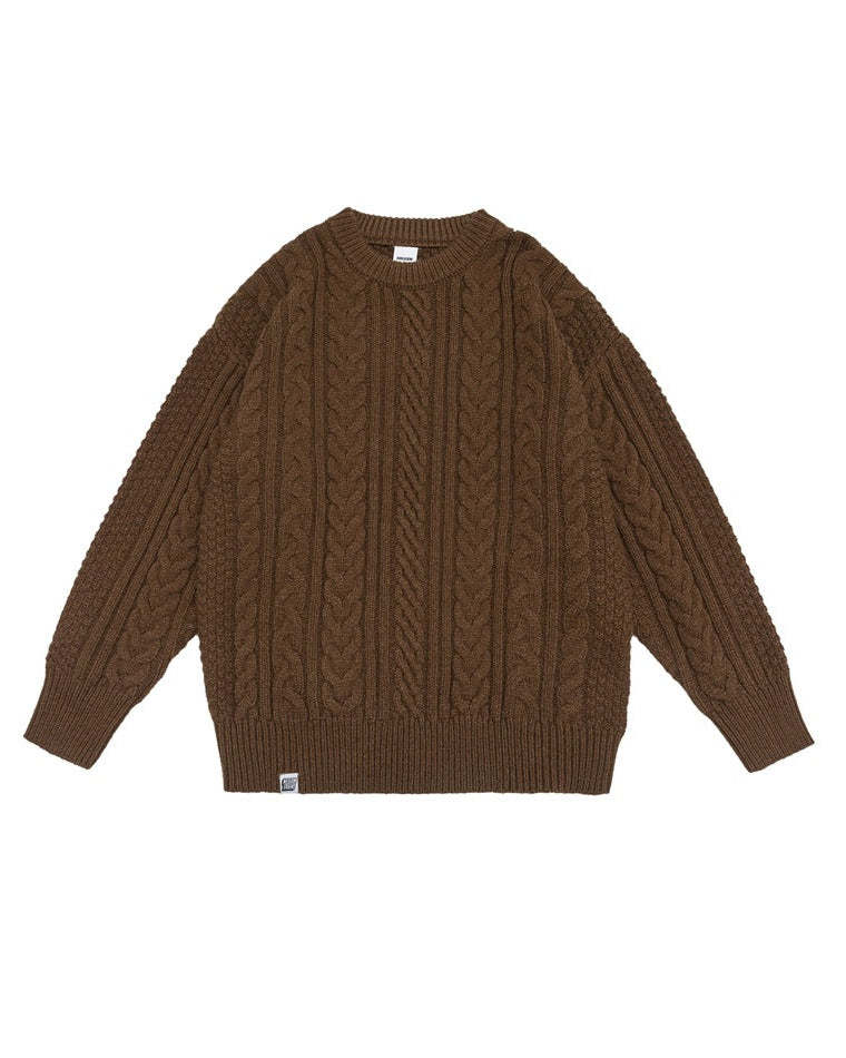 The Cedarbrook Panelled Round Neck Sweater