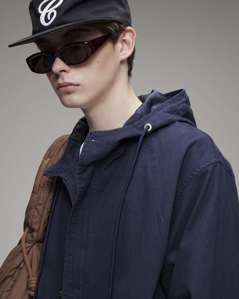 The Emberstone Versatile Loose Hooded Jacket