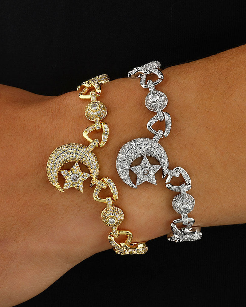 Celestial Link Bracelet – Gold Edition