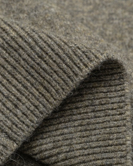 The Cerulean Knitted Cardigan Stand Collar Jacket