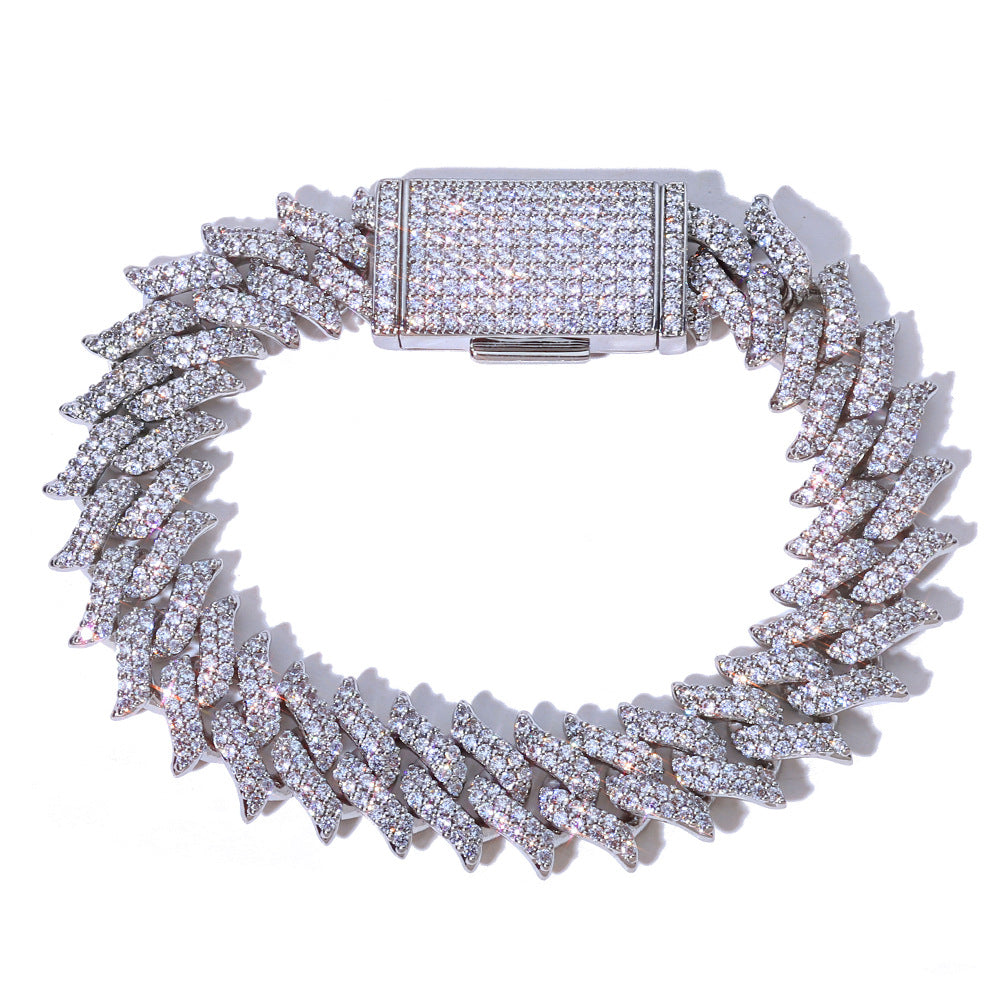 Imperial Pavé Chevron Link Bracelet