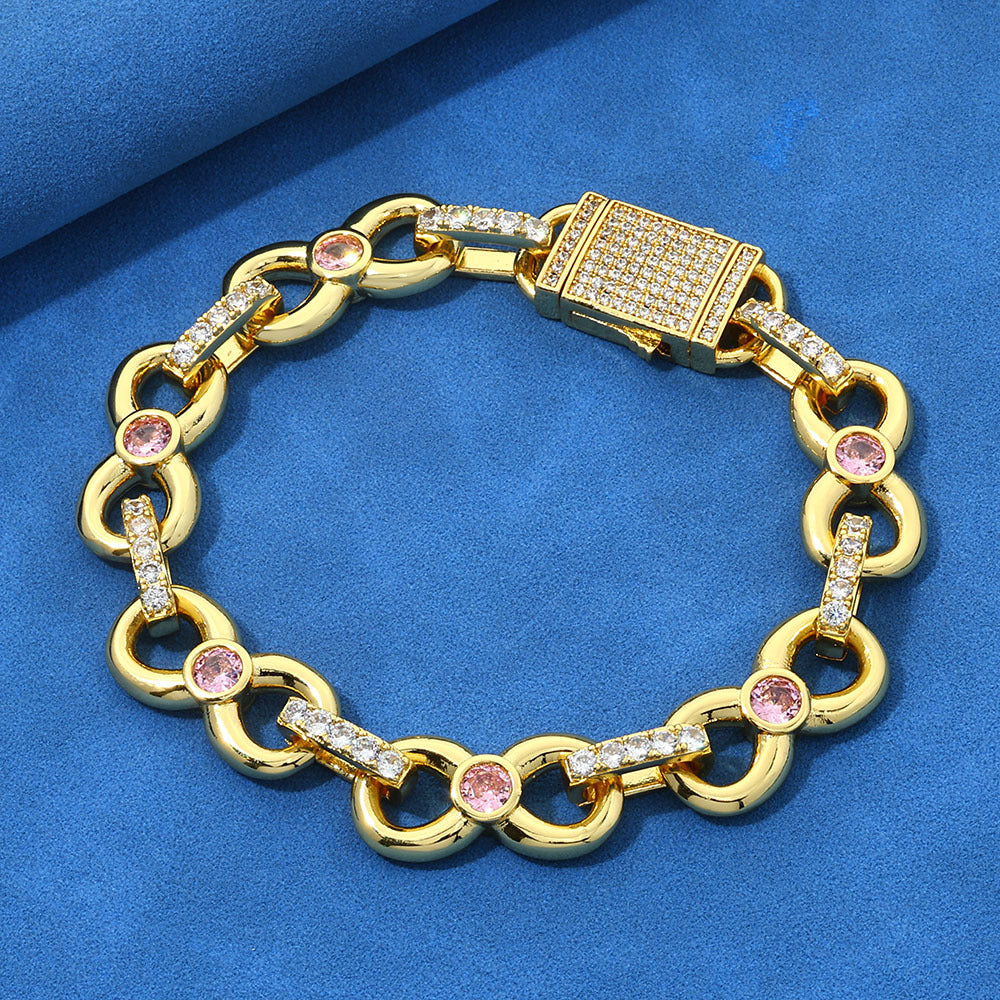 Signature Gemstone Link Bracelet