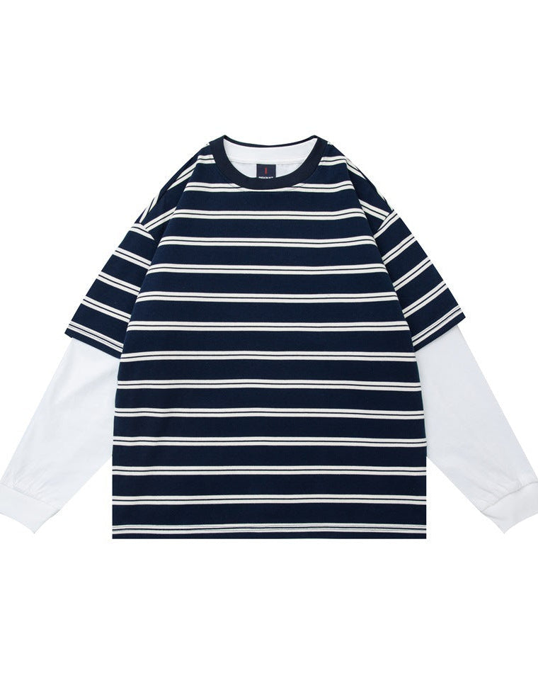 The Dakota Two-Piece Casual Long Sleeve Cotton T-Shirt