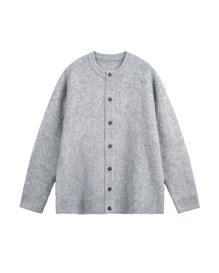 The Sable Crest Knit Cardigan