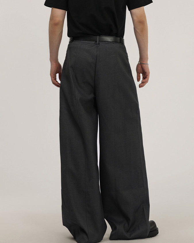 Relaxed Fit Wide-Leg Pants
