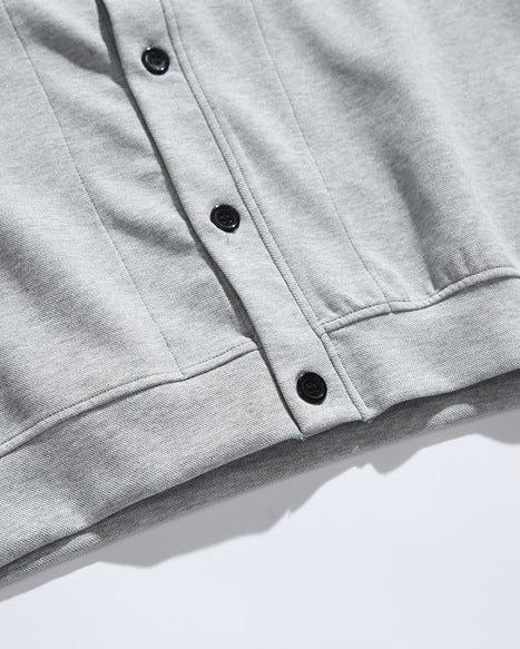 The Ashen Loose Fit Stand-Up Cardigan