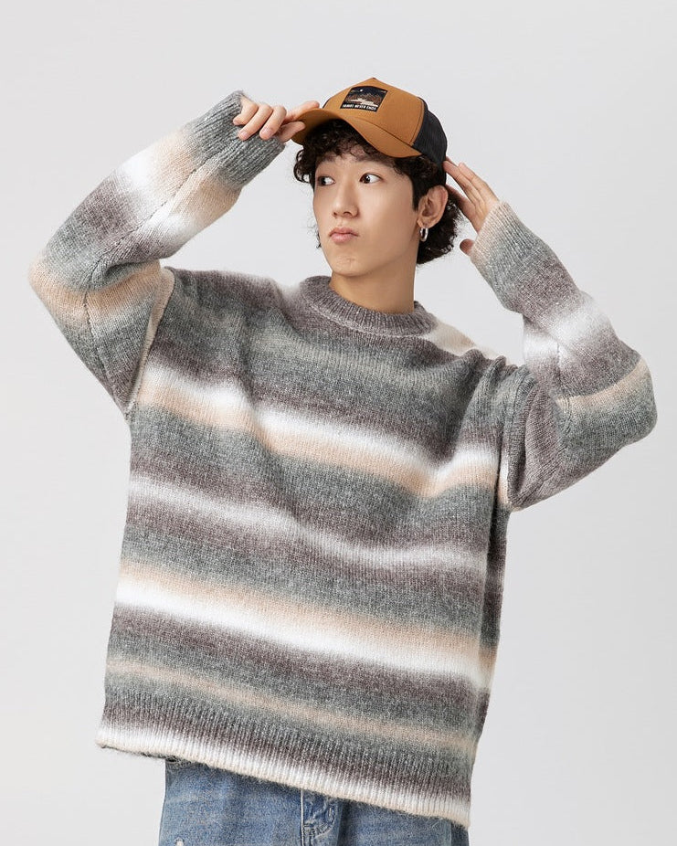 The Archival Striped Draped Sweater