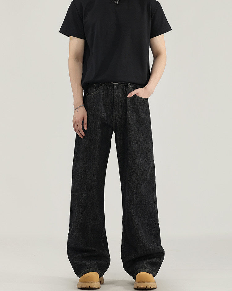 Contemporary Loose Straight Cut Jeans