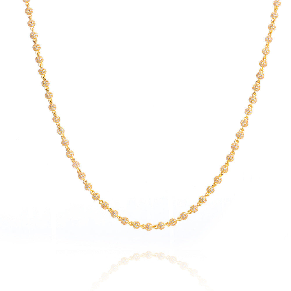 Icon Pavé Tennis Chain Necklace